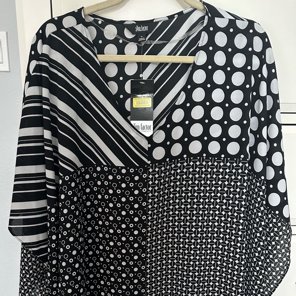 Light , billowy blouse.